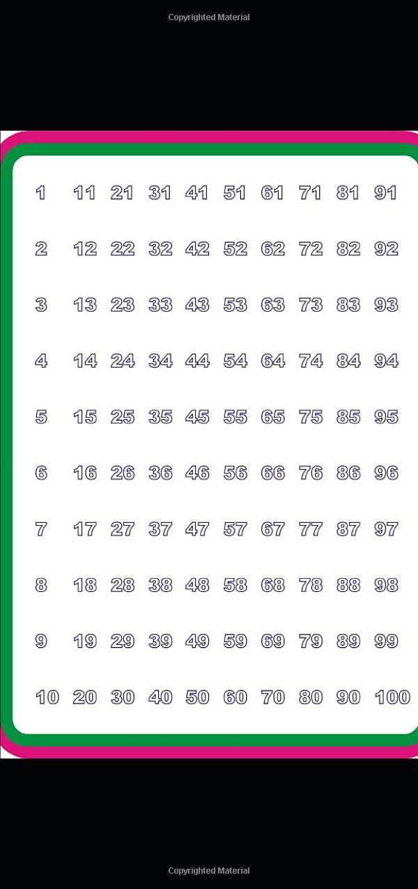 Number Books: Numbers Colouring