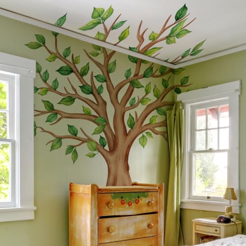 Vinilos decorativos grandes árbol bosque para habitación infantil miniatura 6