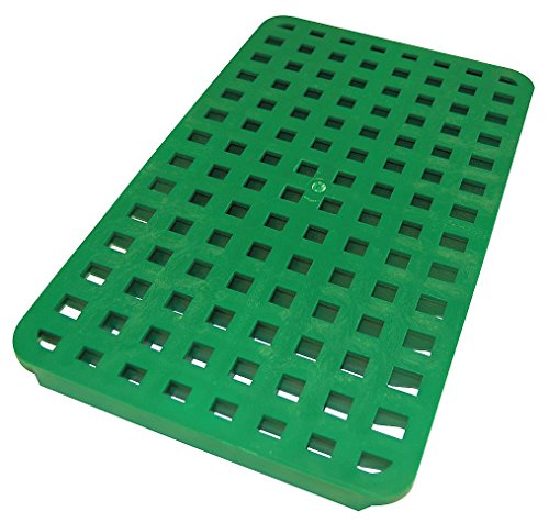 Drain Sump Grate, Green, Plastic, 14 in.