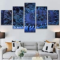 SIGNWIN 5 Panel Canvas Wall Art Deep Under for Home Decorations Ready to Hang - 60
