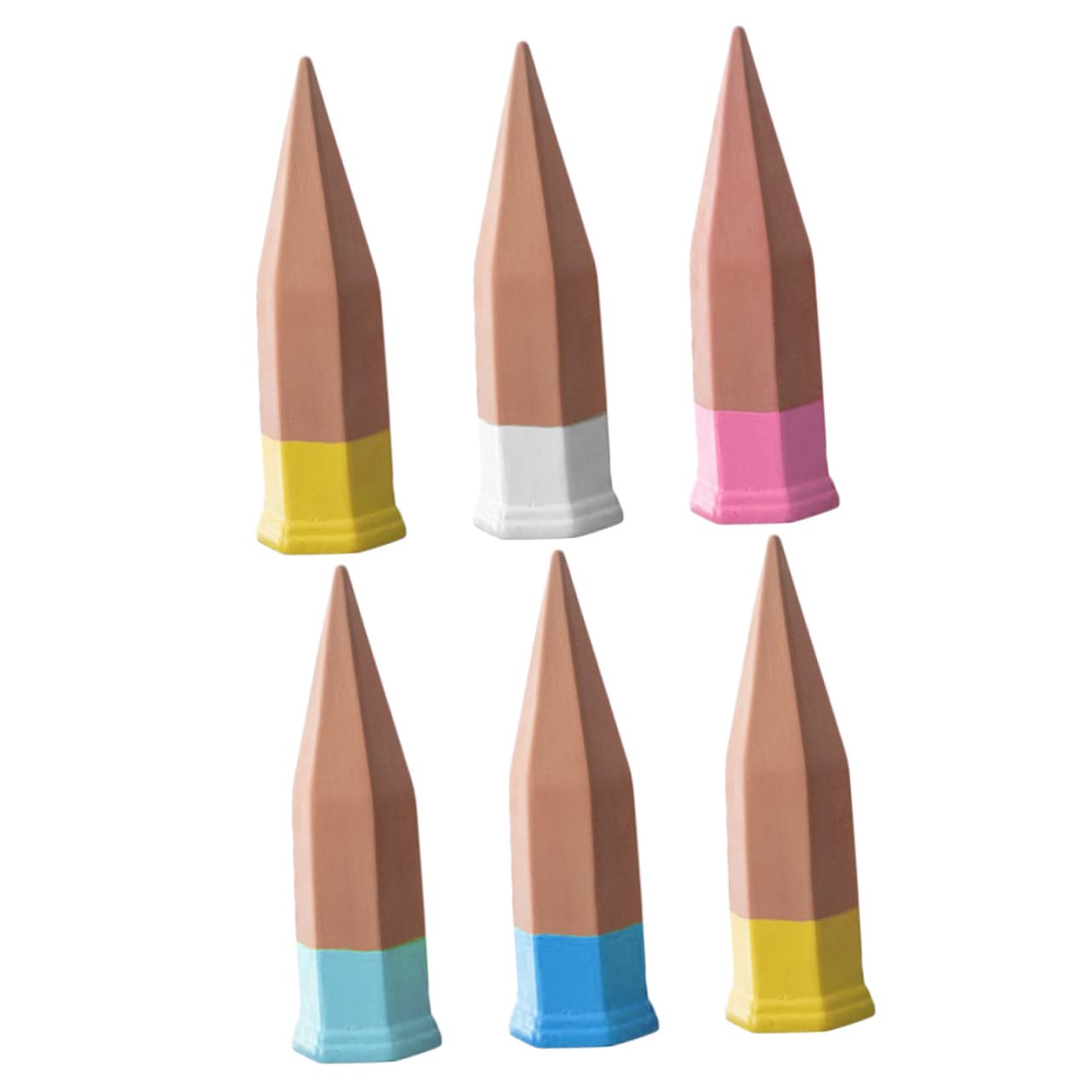 Holibanna 6Pcs Automatic Plant Watering Spikes Self Watering Drip Irrigation Tool for Indoor and Outdoor Use Durable Terracotta Water Droppers for Efficient Plant Care and Hydration