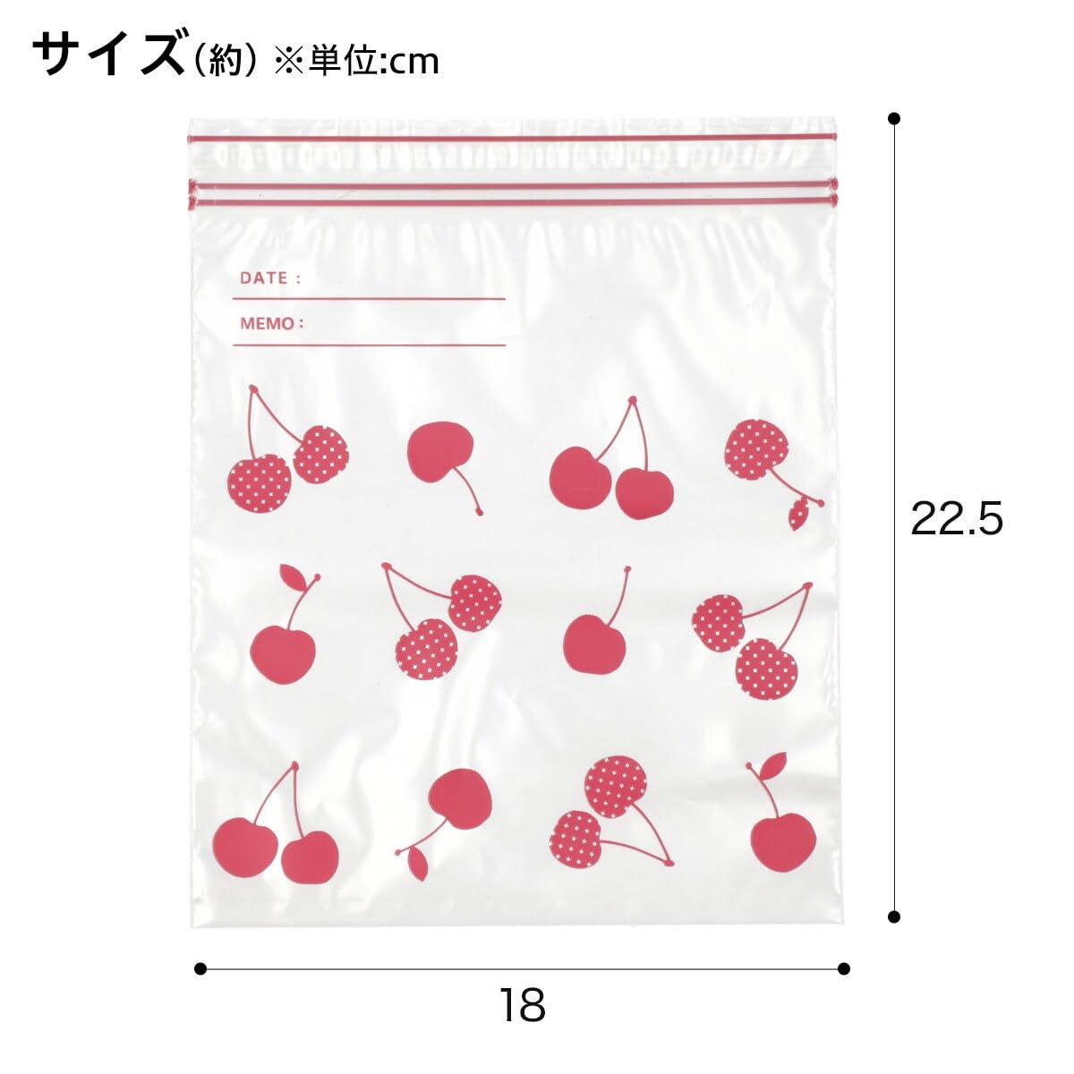 Amazon.co.jp: ニトリ(NITORI) フリーザーバッグ ダブルジッパー M