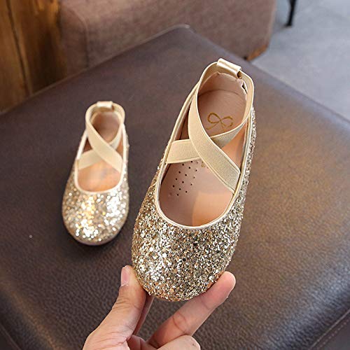 Flower Girls Dress Shoes Sparkling Pearls Bow Ballet Flat for Wedding Party Bridesmaids Mary Jane Princess Shoes2