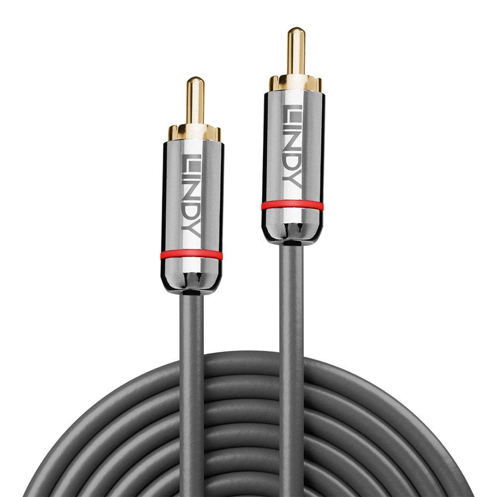 LINDY 35342 5 m Digital Phono kabel audio, Cromo Line