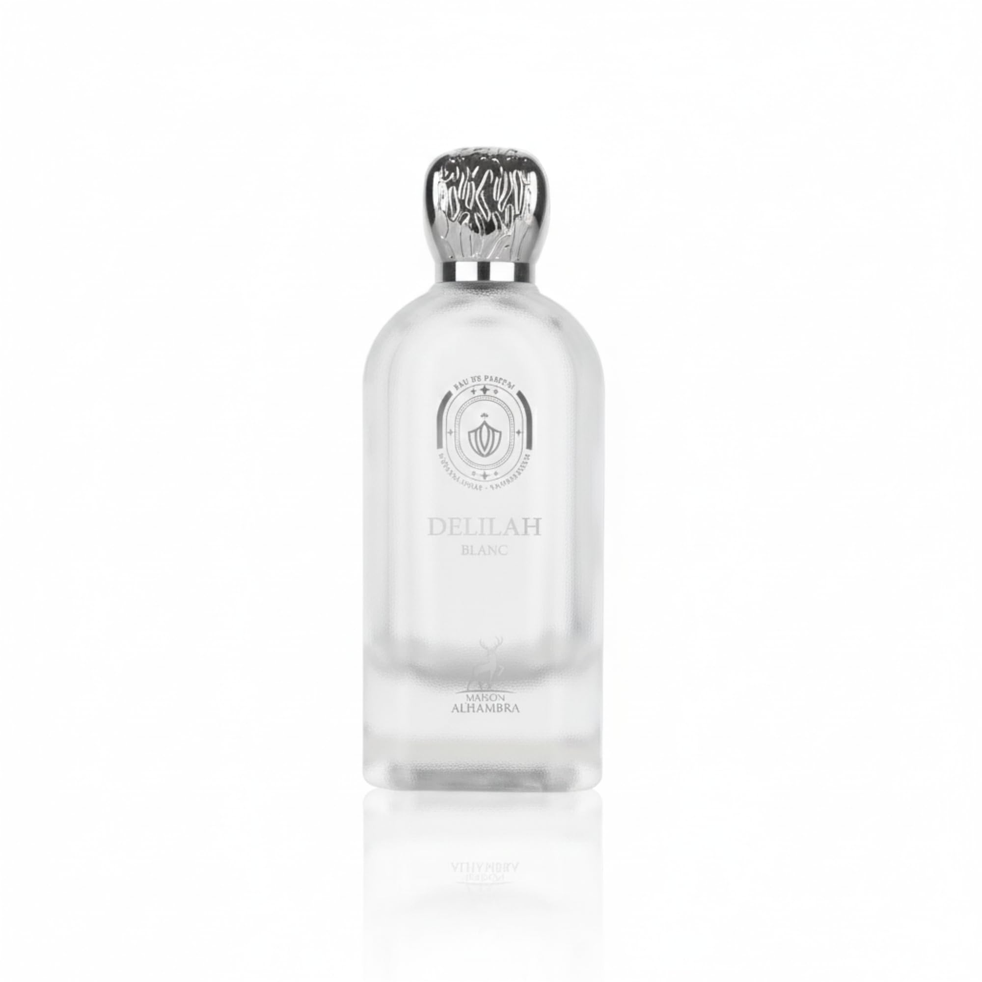 DELILAH BLANC Parfüm Damenparfum Eau de Parfum 100ml – Blumig-pudriger Clean Duft mit Rose, Pfingstrose, Moschus & Vanille – Frisches Parfum für Frauen, langanhaltend, Luxusduft Damenduft Edel