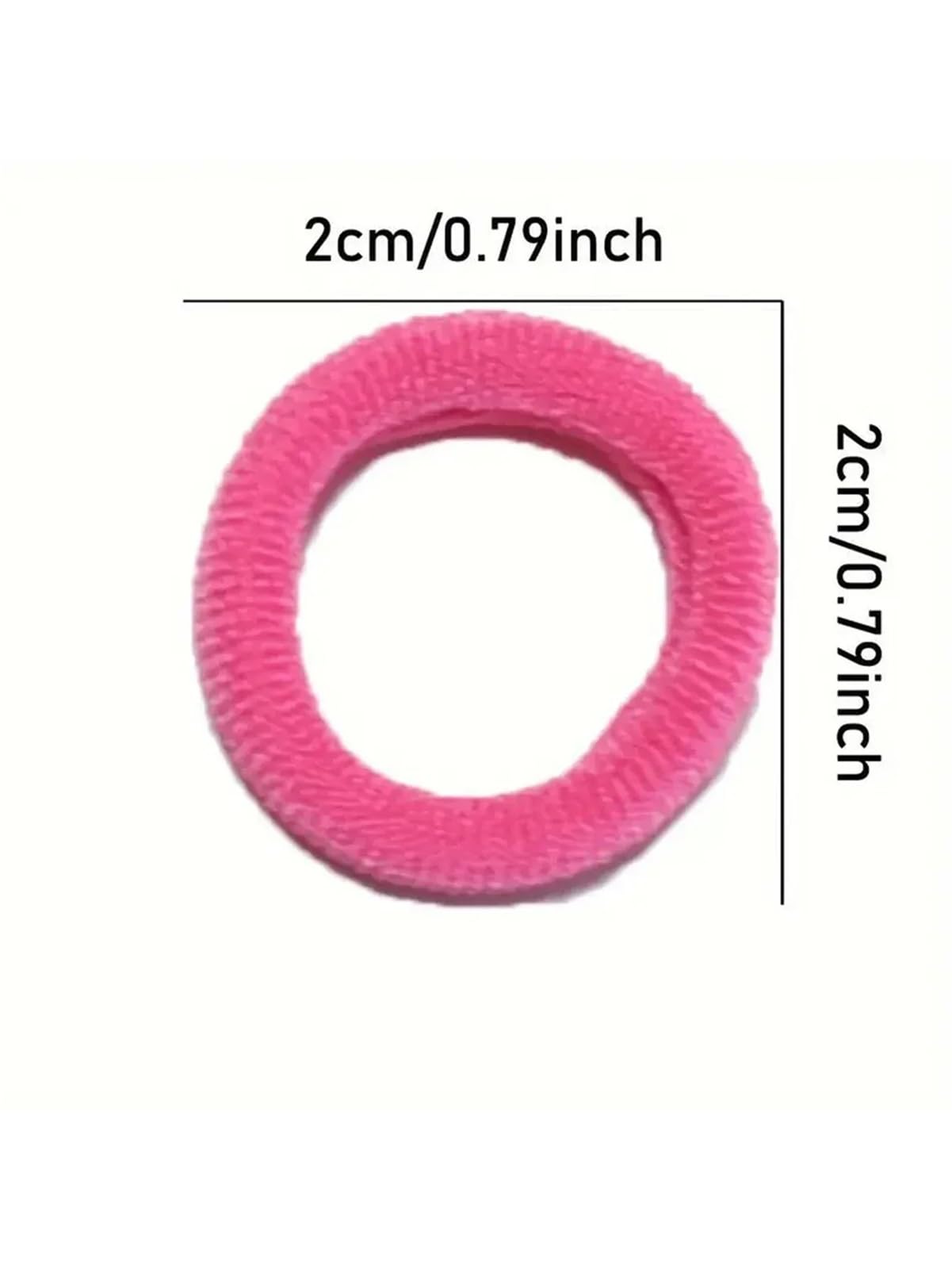 Haargummis, bunt, Nylon, elastisch, für Pferdeschwanz, klein, 5000 Stück (Rosa, Marineblau, Rosa)