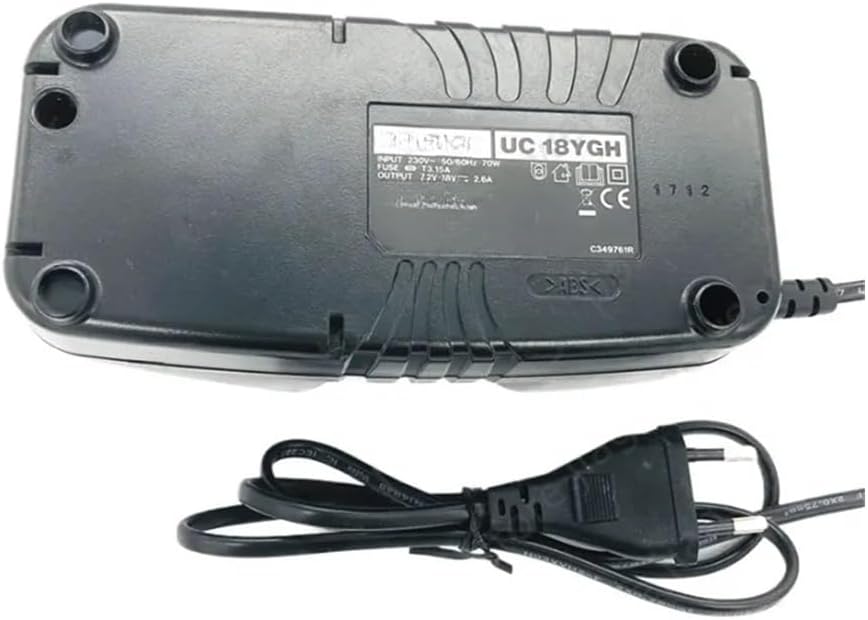 220-240V Charger UC18YGH Compatible for HITACHI UC18YG 7.2V-18V Batteries - BCC715/915 EB9B EB1220BL BCC1215 1415 EB14B EB1820/L