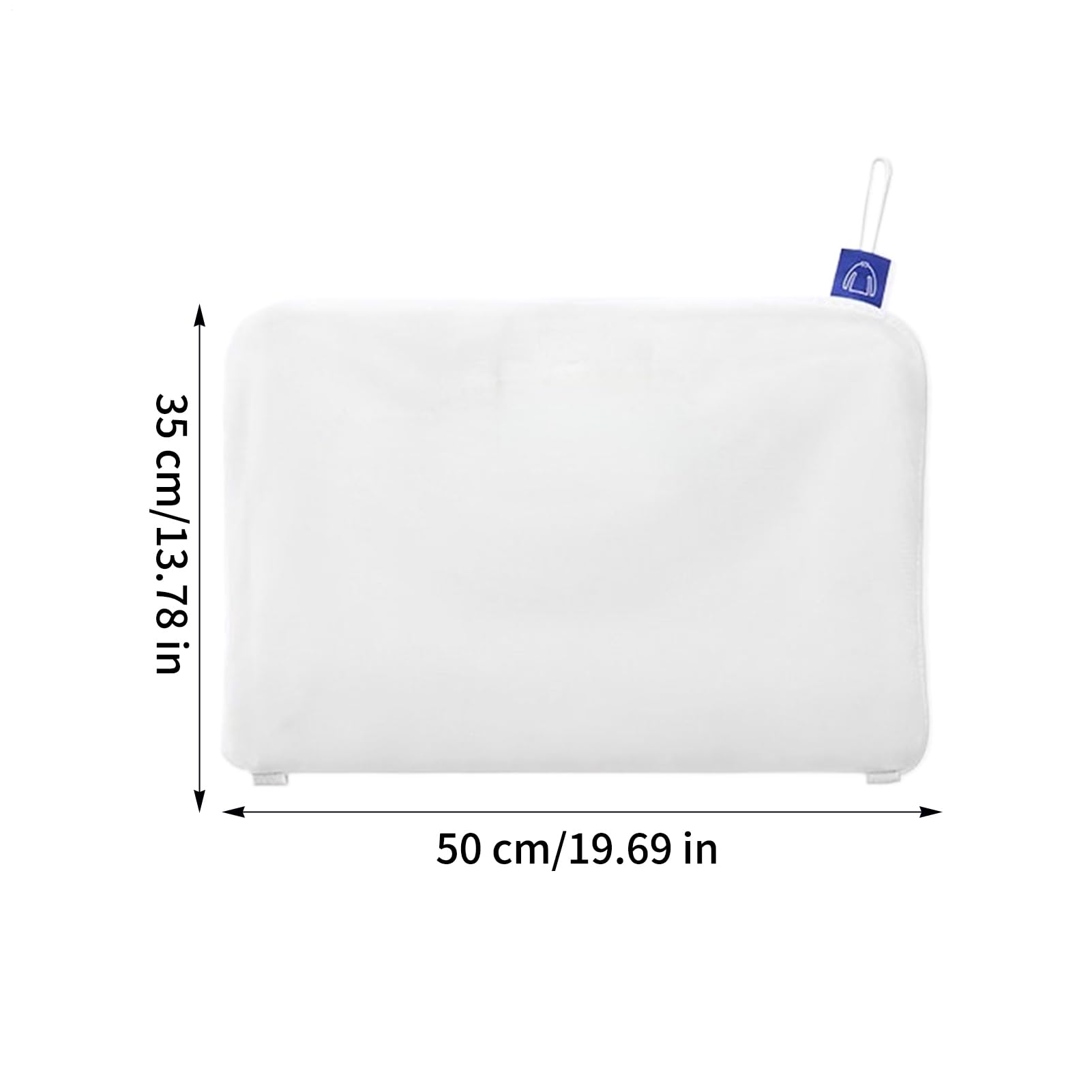 Wäschesack 51x36 cm Hochdurchlässig Mit Tragegriffen | Verformungsbeständiger Wäschesack aus Stoff Für Wolle Baumwolle Kleidung Waschmaschine Zuhause Wohnung Studentenwohnheim