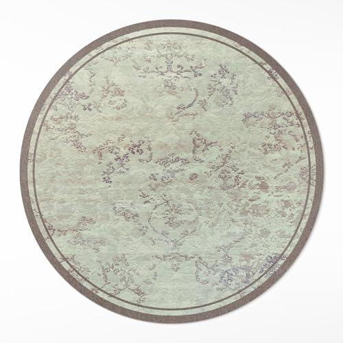 Tapis vinyle ø90 cm entretien facile pour protéger le sol des rayures - 2