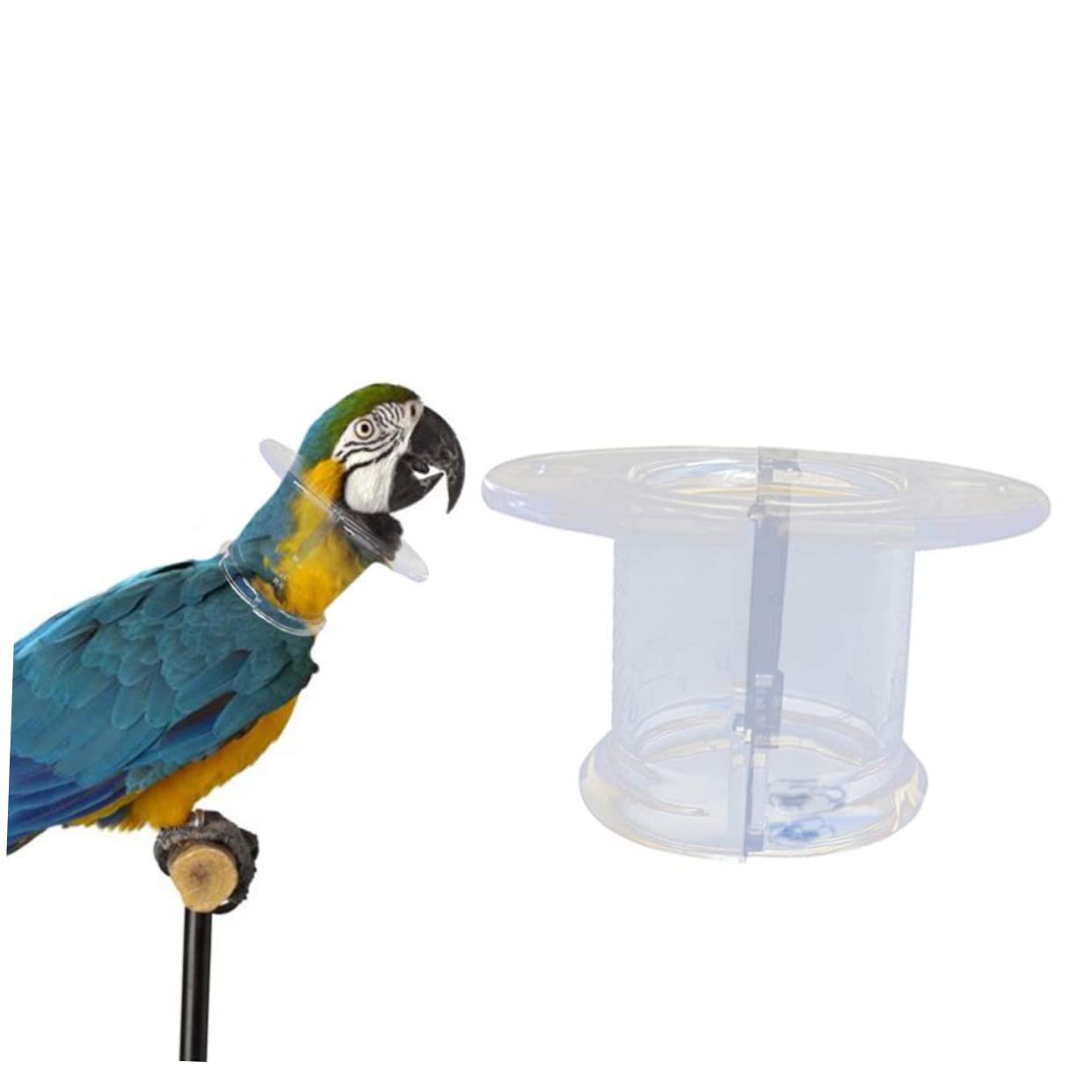 Yardwe 3pezzi Collare per per Pappagalli Antipulci per Macaw per Limitare del e Prevenire Plucking