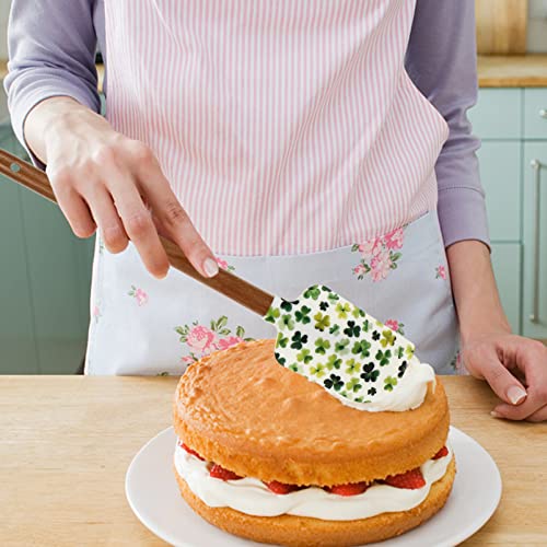 3pcs-St-Patricks-Day-Silicone-Spatula-Cake-Decorating-Spatula-with-Wooden-Handle-for-Irish-Baking-Shamrock-Kitchen-Cooking-Supplies 3pcs St Patricks Day Silicone Spatula Cake Decorating Spatula with Wooden Handle for Irish Baking Shamrock Kitchen Cooking Supplies