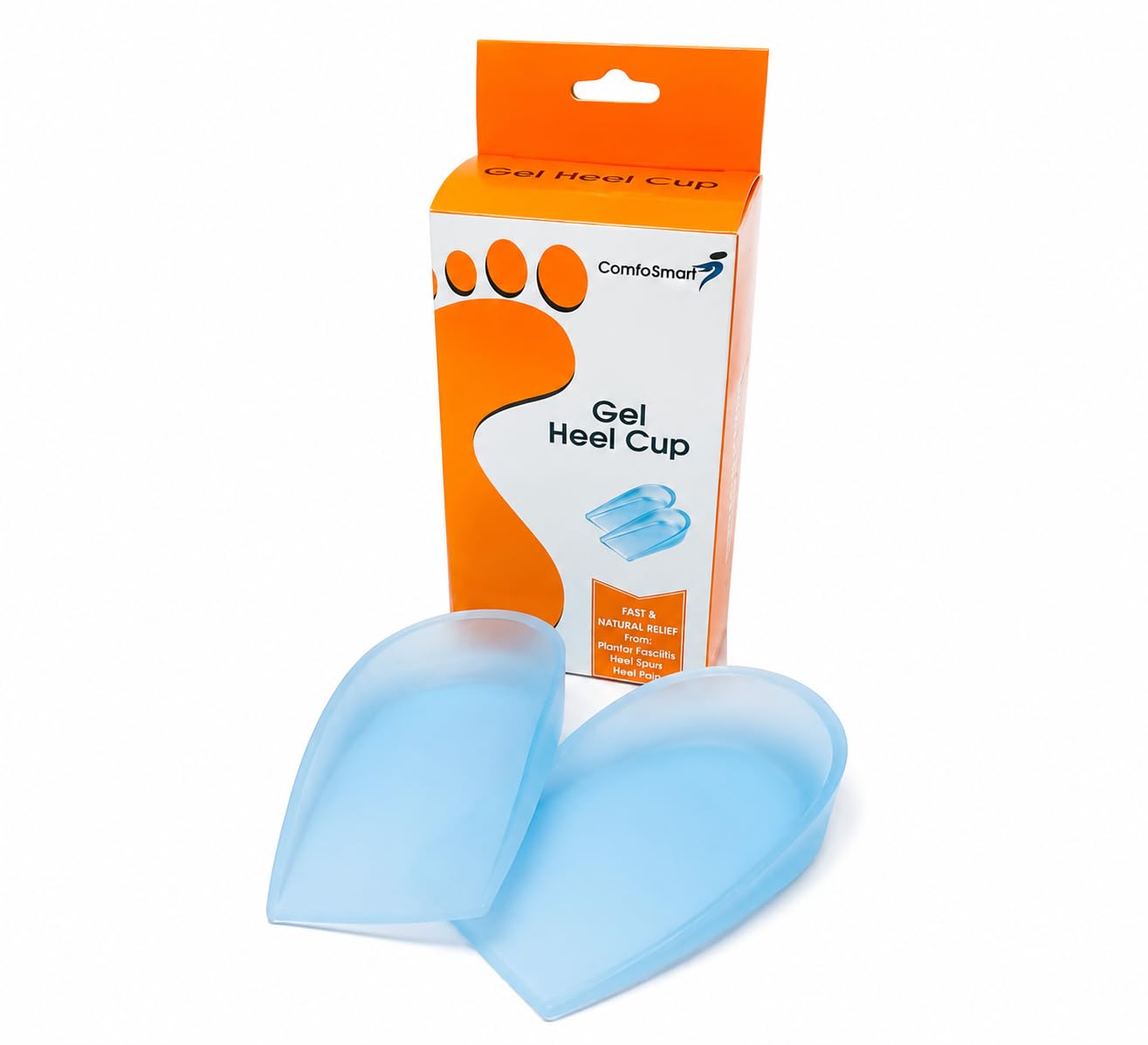 Silicone Gel Heel Cups For Men & Women | Soft Heel Cushion Inserts | Shock Absorbing Heel Protectors For Everyday Use (RA6030-M)-image-20