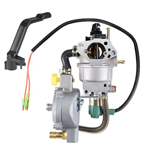 sourcing map Generador De Carburador Doble De Combustible Glp Kit De Conversión Ng 4.5-5.5Kw Gx390 188F