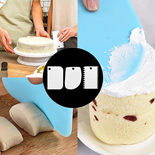 JaneYi 4 Pezzi Stampo per Torta in Silicone