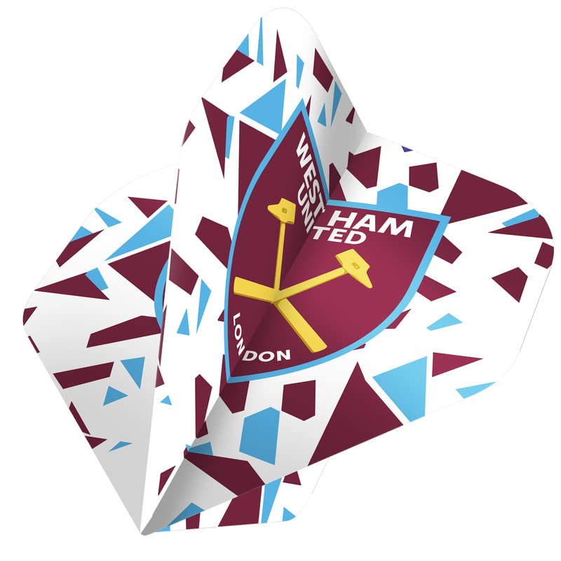 FOCO Officially Licensed United Football Club 100 Micron No 2 Shape Dart Flights, Abstract, 5 Sets of 3 Flights (F4099)