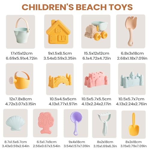 Jouets de sable et bac à sable enfant avec kit construction château extérieur
