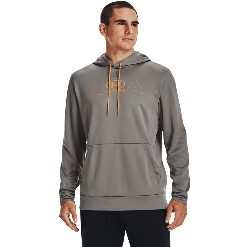 Under Armour Mens Armour Fleece Wordmark Hoodie