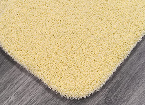 Garland Rug Jazz Nylon Washable 24 in. x 40 in. Rubber Ducky Yellow Bath Rug Soft, Absorbent, and Stylish for Your Bathroom