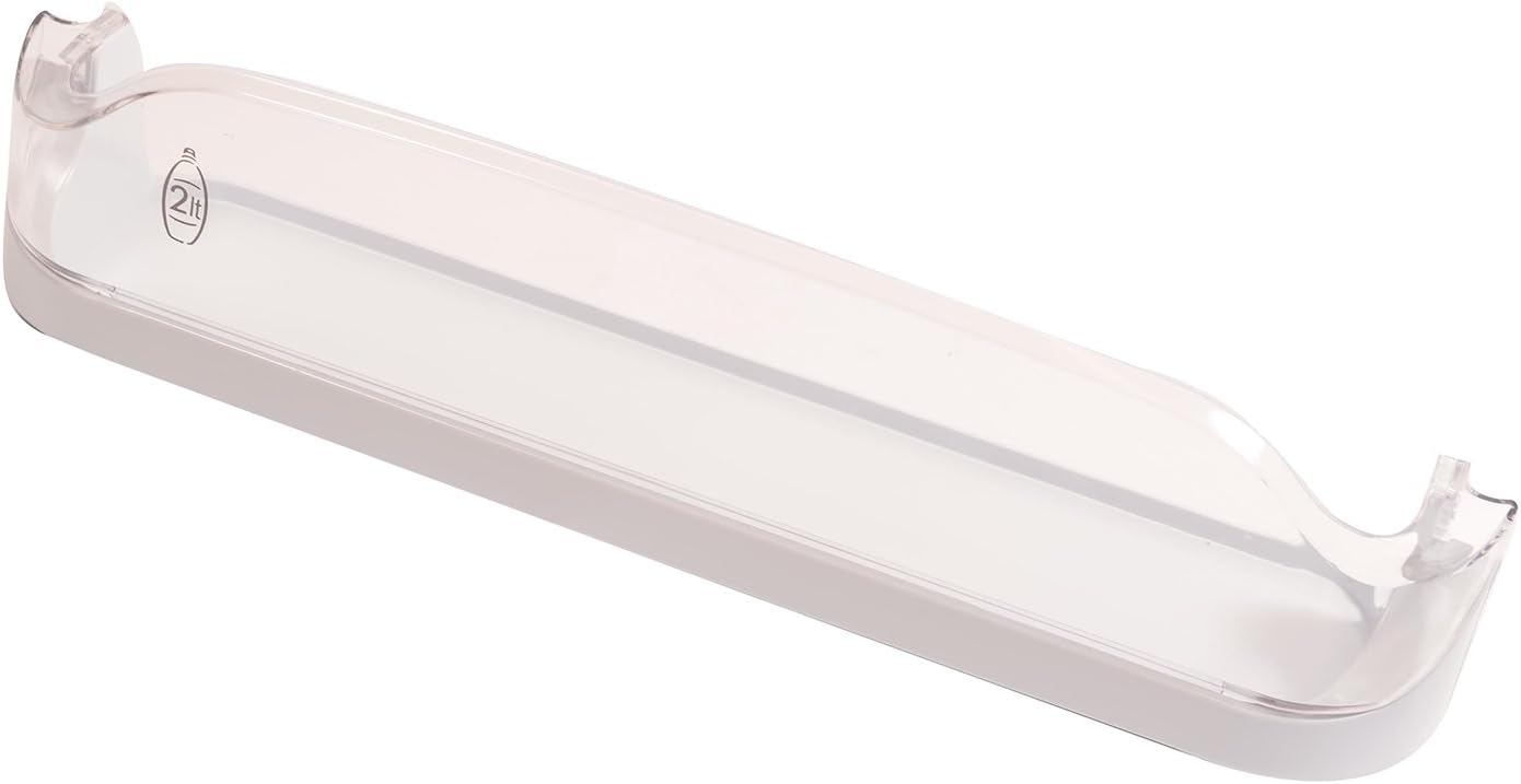 Hotpoint BCB333AAVEI/ HM312AIFF HMB312AAI Fridge Door Shelf Rail Bar Bottle Shelf Clear (Width 410mm)