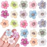 IMIKEYA 50pcs Fabric Daisy Flower Heads: Small Artificial Flowers Heads DIY Craft Flowers Mini Silk