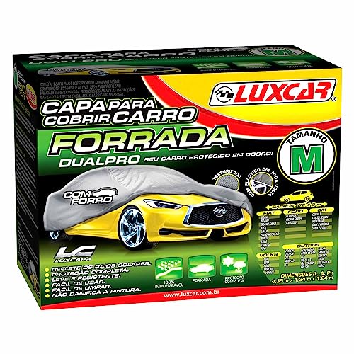 Capa P/ Cobrir Carro Dualpro C/ Forro - M Luxcar Médio