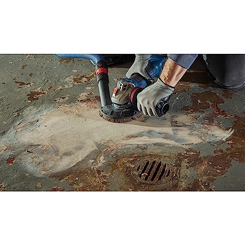 Bosch Gws18V-10B14 18V Brushless 4-1/2 – 5 In. Angle Grinder Kit With (1) Core18V® 8 Ah High Power Battery #TOP3