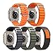 Produktbild FAINCA 5 Pack Kompatibel mit Apple Watch Armband 42mm 44mm 45mm,Ultra 49mm für Frauen Männer, Trail Loop+Alpine Loop+Ocean Band für iWatch Series 8/7/6/5/4/3/2/1/SE