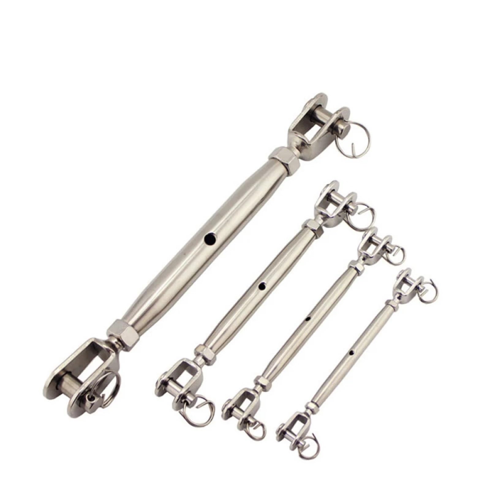 8 pz Tenditore In Acciaio Inox 304 M5/M6/M8/M10 for Cavo Marino Ringhiera Corpo Barca A Vela Rigging Hardware per Recinzioni e Supportos Piantes(M5)