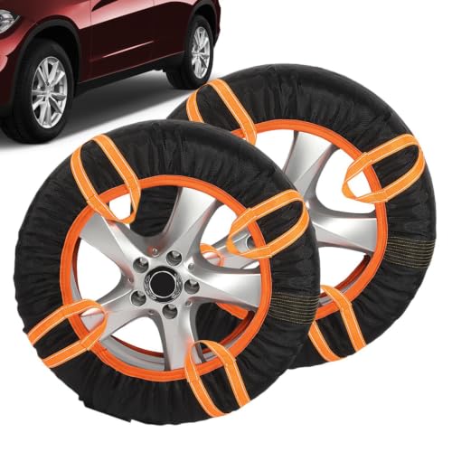 Calcetines de nieve para coche, cubierta antideslizante para neumáticos