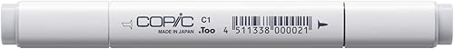 Copic Marcador con punta reemplazable, C1-Copic, gris frío