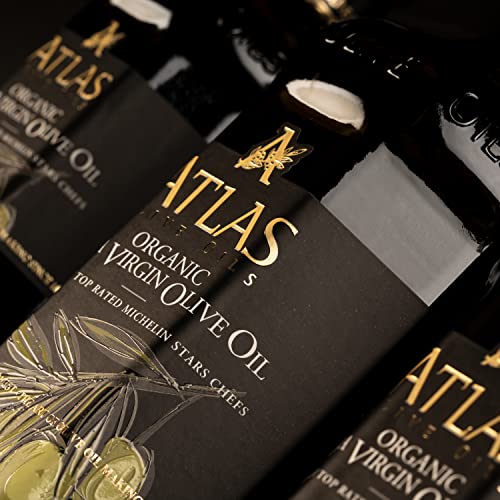 image for A ATLAS OLIVE OILS Atlas 750 mL Organic Cold Press Extra Virgin Olive 