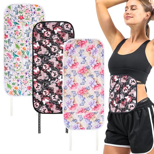 KANAV 3 Pack Castor Oil Packs for Liver Detox - Reusable Organic Cotton Flannel Castor Oil Pack Wrap for Constipation Insomnia and Inflammation (Oil Not Included)