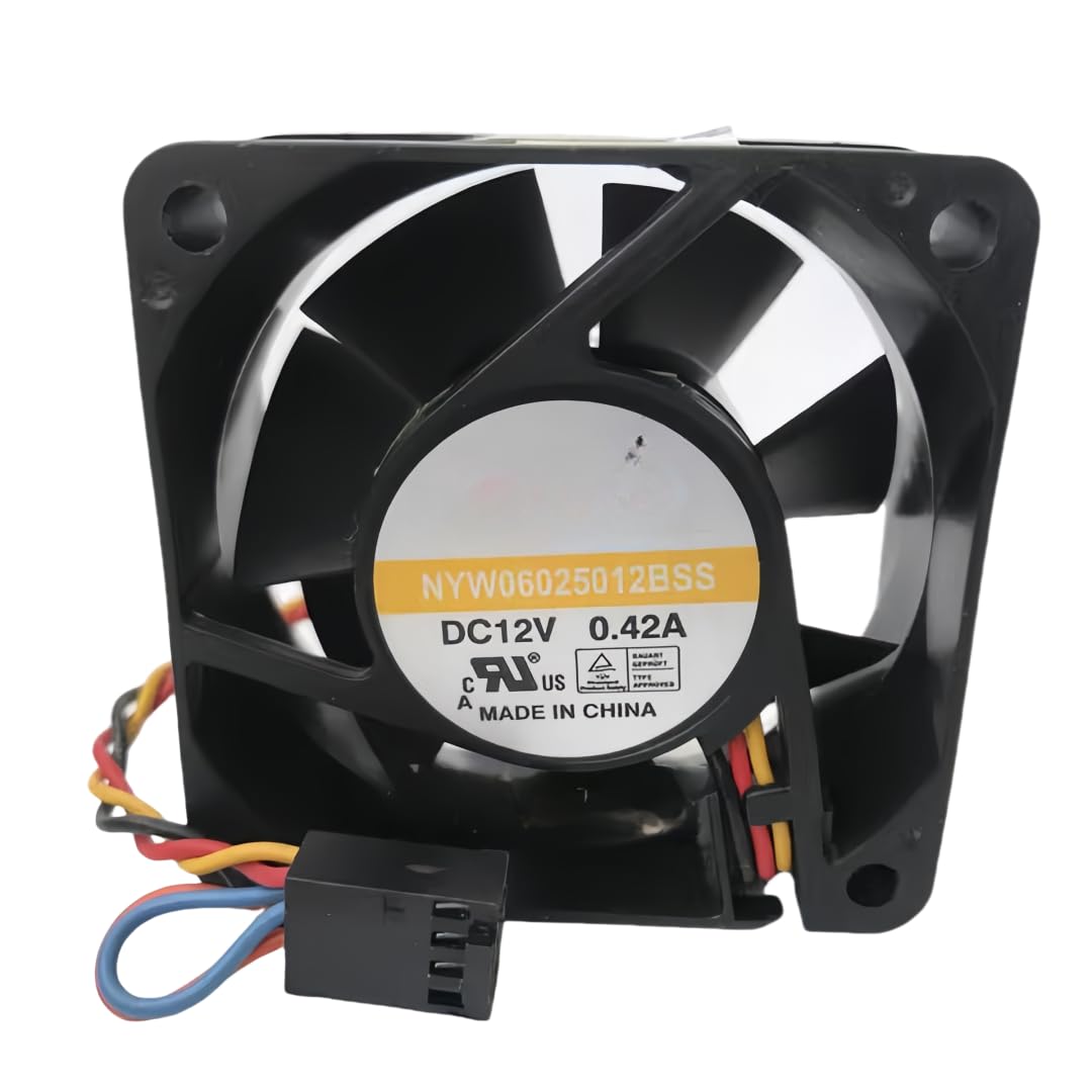 CZVJUKBYP NYW06025012BSS DC12V 0.42A 6025 Cooling Fan 60X60x25MM