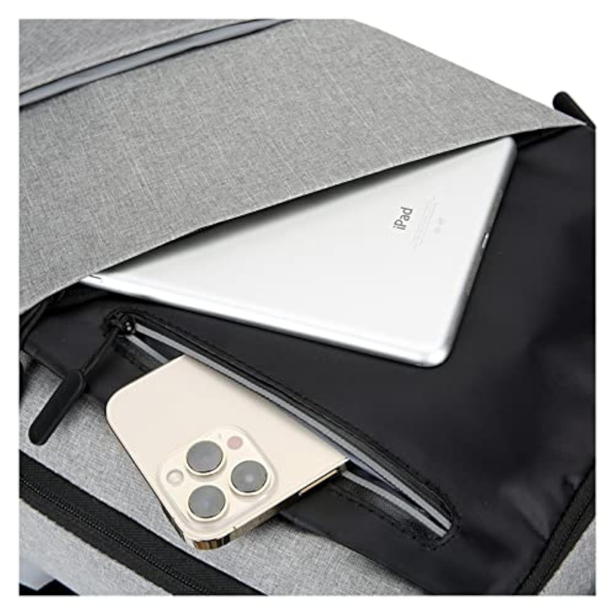 Unisex Waterproof Laptop Backpack, Casual Oxford Business Bag