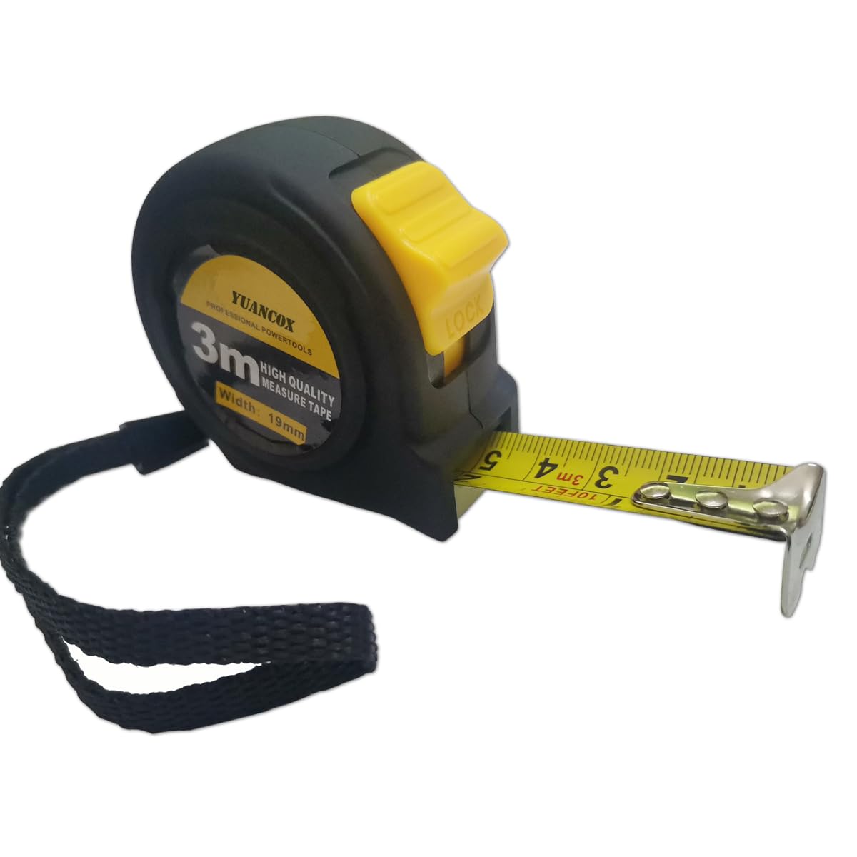 YUANCOX Steel Tape Measure Imperial and Metric Measurement 10m/33ft, 7.5m/25ft, 5m/16ft - Image 2