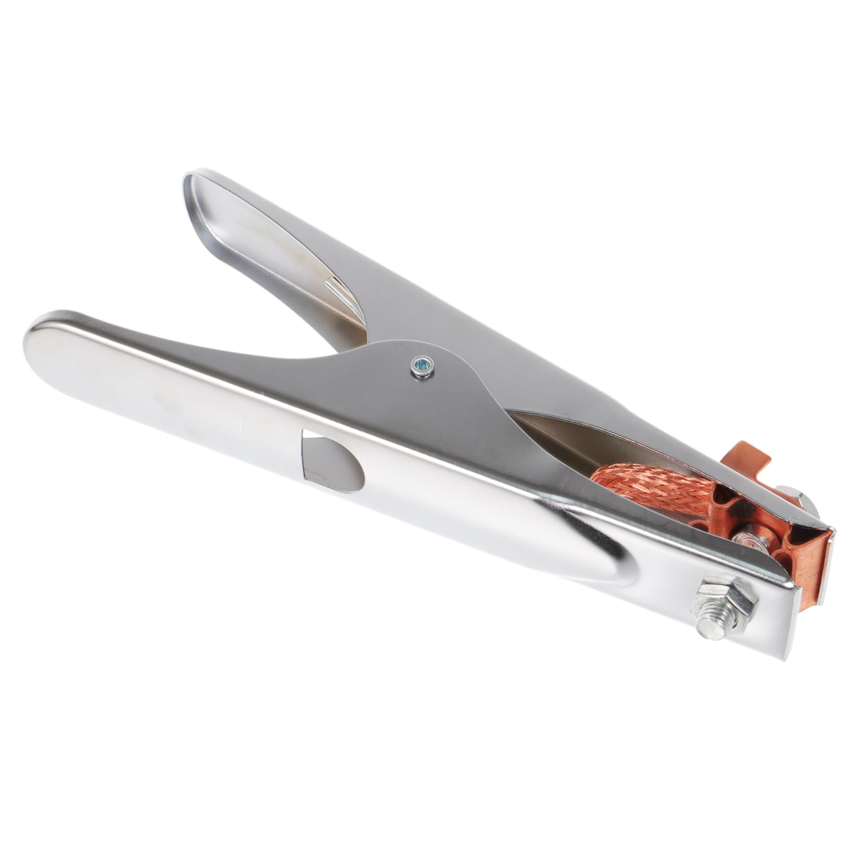 BUTIFULSIC Ground Clamp Welder Clamp Ground Welder Parts Ground Clip Ground Rod Clamp Clamps Heavy Duty Clamp for Welding Ground Heavy Duty Clamps Welding Clamp Grounding Clamp Chrome