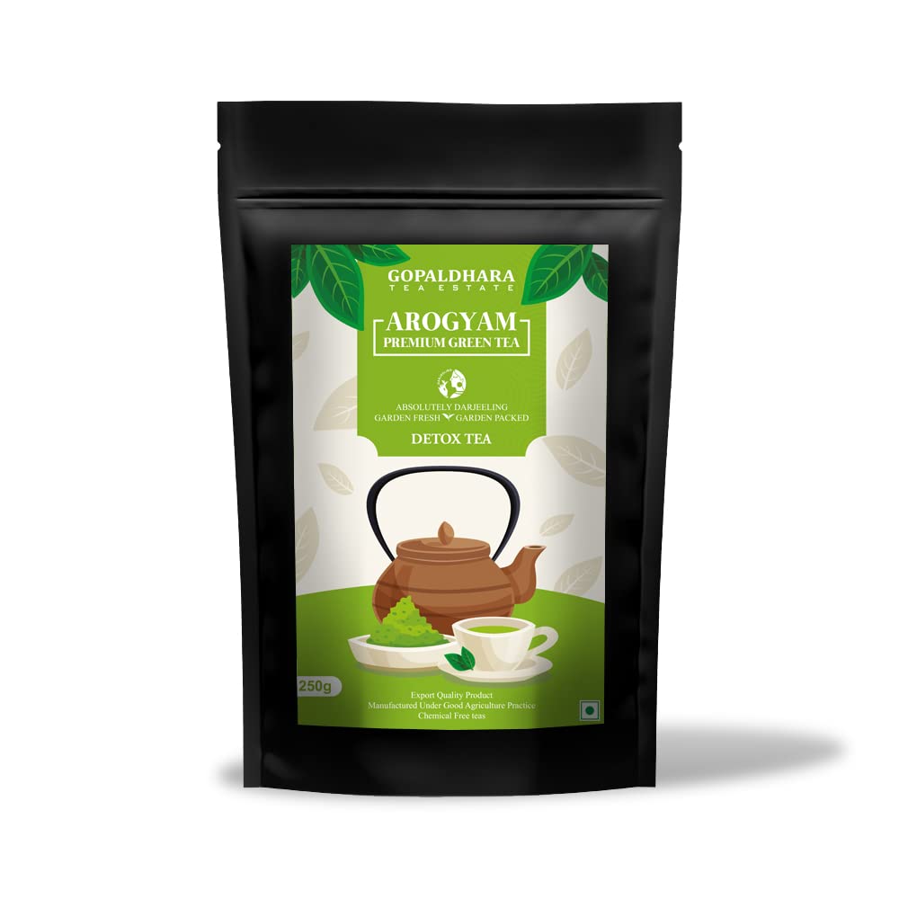 Gopaldhara Arogyam Darjeeling Premium Spring Green Tea (250gm Stand Up Pouch) – Premium Series FTGFOP1 (B0BSV63M31) Amazon Price History, Amazon Price Tracker