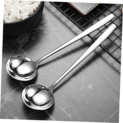 UPKOCH Colher De Aço Inoxidável Para Crianças Utensílios De Aço Inoxidável Utensílios De Aço Inoxidá