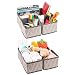 Organizador de cajones y tocadores de tela – Cajas de almacenamiento plegables...