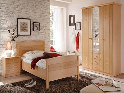 Preisvergleich Produktbild Seniorenbett Curanum Buche Dekor 100x200 cm