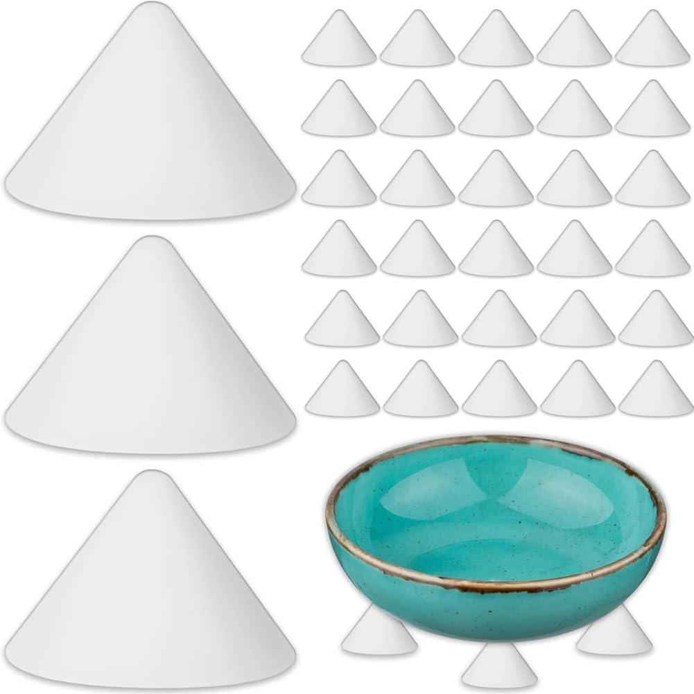 Ceramic Refractory Cone Support Nails - 100 Pack, High Temperature Cone Nails for Pottery and Kiln Shelving