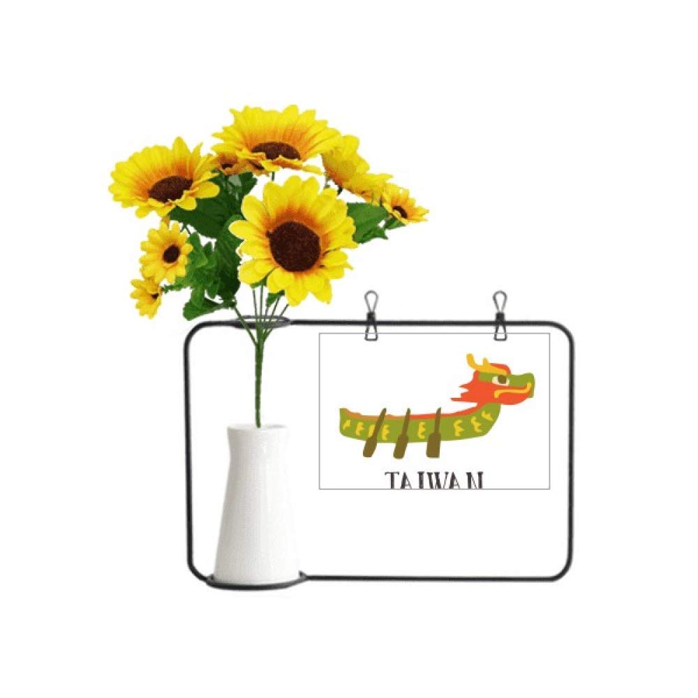 Bouteille tournesol artificiel sans entretien pour souvenir de voyage
