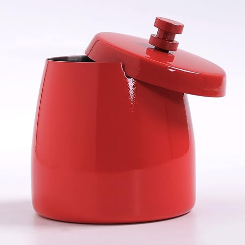 Miniatura 59 de Cenicero con tapa para cigarrillos, de acero inoxidable, sin humo, sin olor, resistente al viento, ceniceros para el hogar, oficina, mesa, exterior