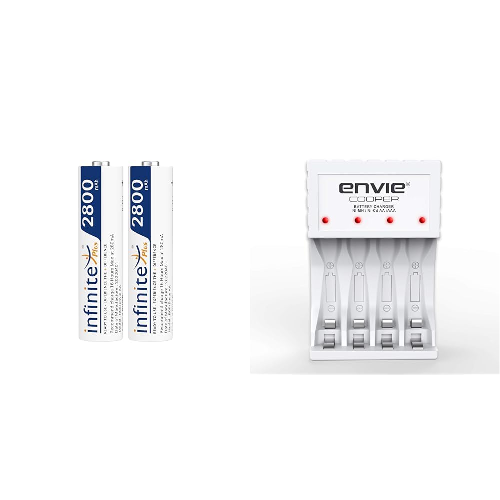 ENVIE® (2800mAh Infinite Plus 2PL) Infinite Plus AA High Capacity 2800mnAh Ni-MH Rechargeable Batter-image-11