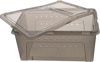 POPETPOP Reptile Breeding Box, Reptile Terrarium, Reptile Container Reptile Cage Lizard Tarantula Habitat Breeding Cage for Spider Scorpion Gecko