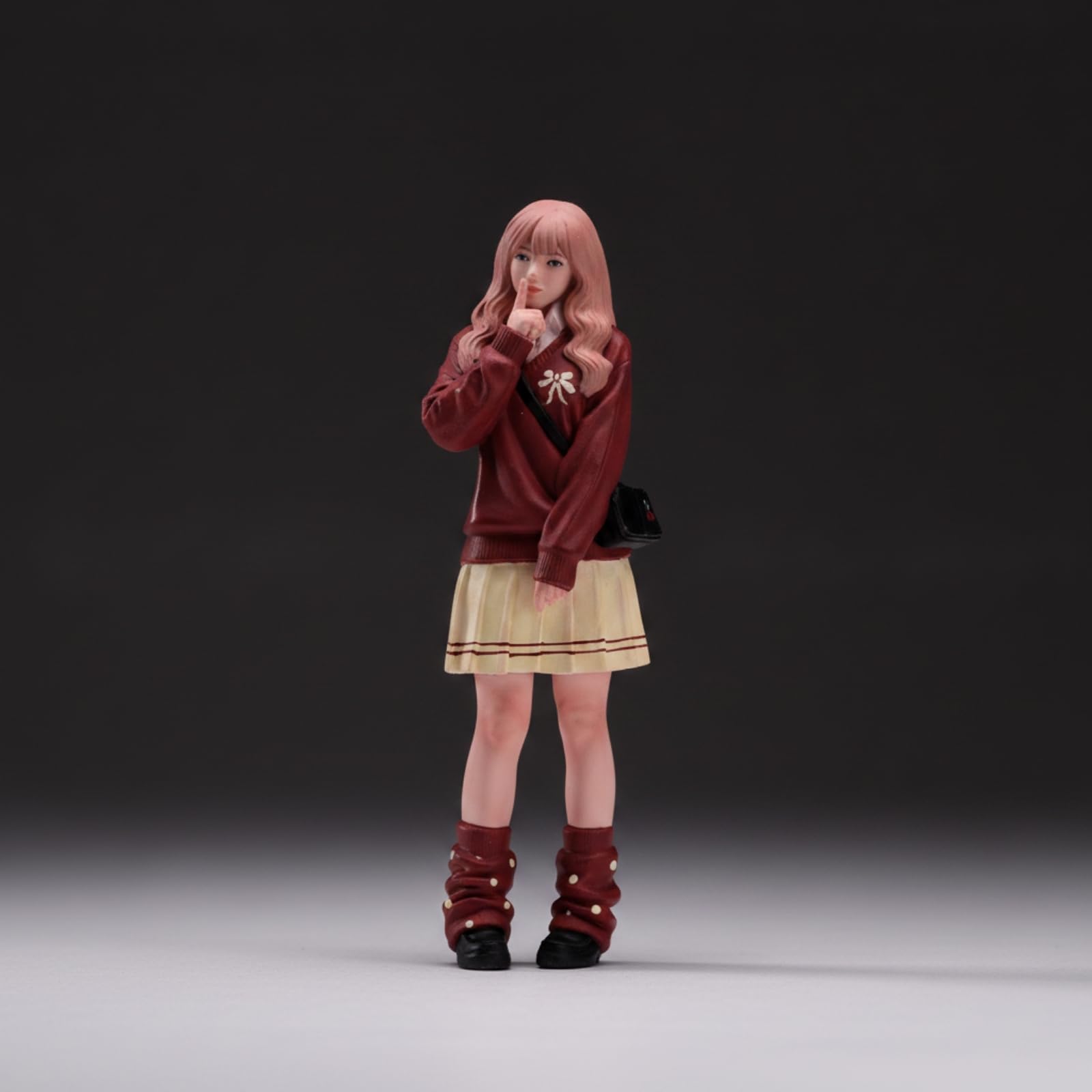 Miniatur-Frauenfigur Detailgetreu Frauenfigur Handbemalt Spielfigur Im Maßstab 1:18 Für Samml, Modellbau, Diorama, Vitrine, Schreibtisch, Rucksack JK Mädchen
