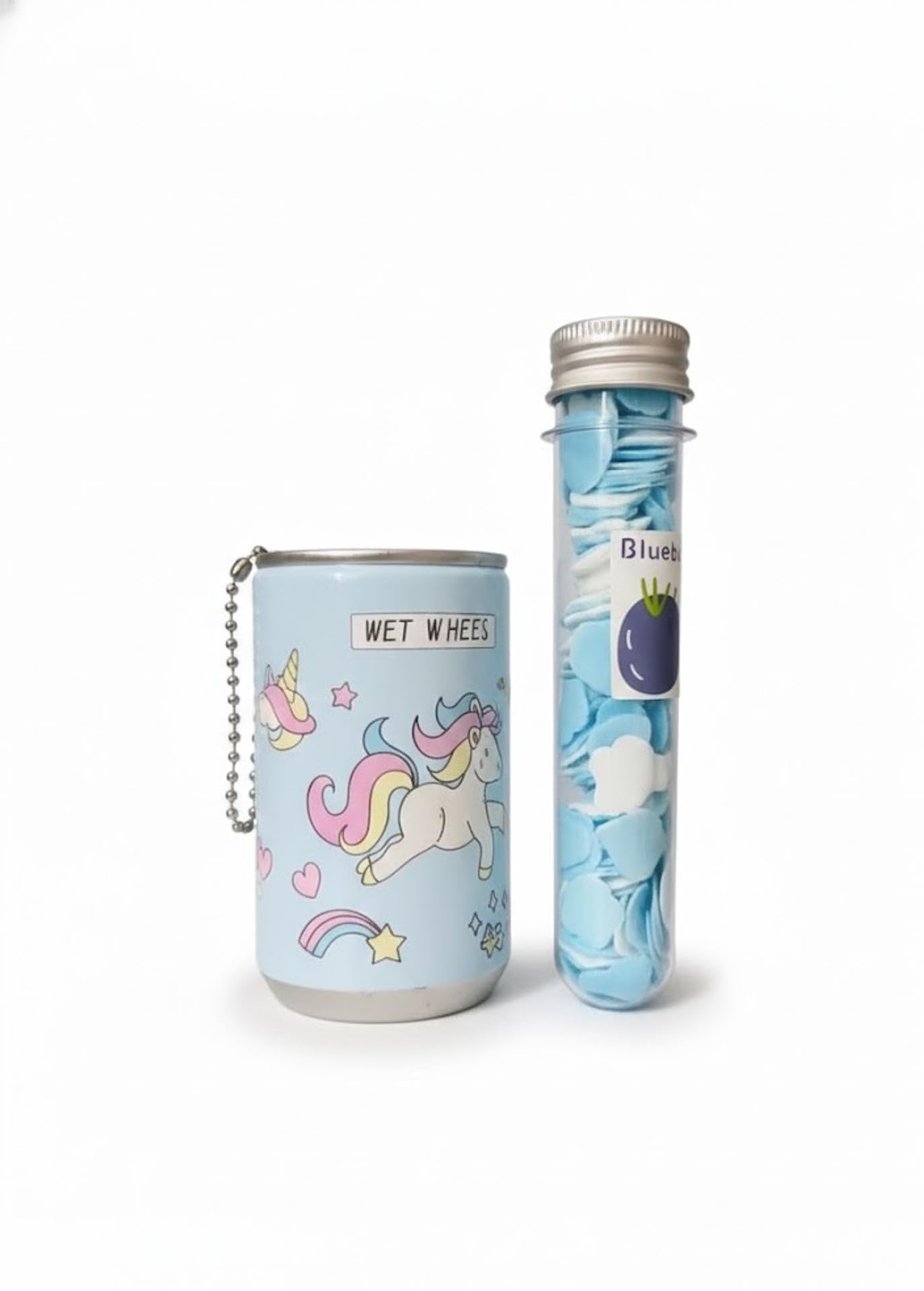 eclet premium 2pc unicorn fur storage set – ultra-soft plush pouch & 6-in-1 multicolor fur pen | multipurpose makeup bag, phone case & stationery kit for girls & women (multicolor)