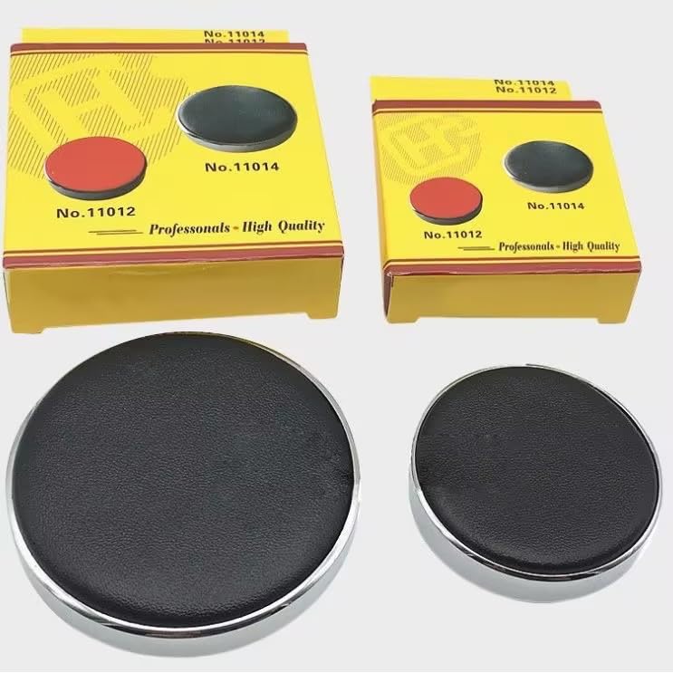 Watch Casing Cushion Pad, Black Round Leather Watch Protector Pad Watch Repair Mat Watch Movement Holder Watch Battery Replacement Tool Kit Watchmaker Tools for Watch Repairing Watch Repair Tools