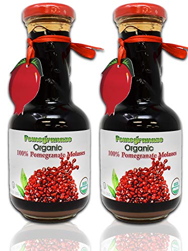 2 Pack of USDA Certified Organic Pomegranate Molasses