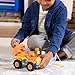 Just Play Disney Junior Pupstruction Tank’s Dump Truck 3-Piece Figure and Vehicle Set, Orange, Dog, Kids Toys for Ages 3 Up